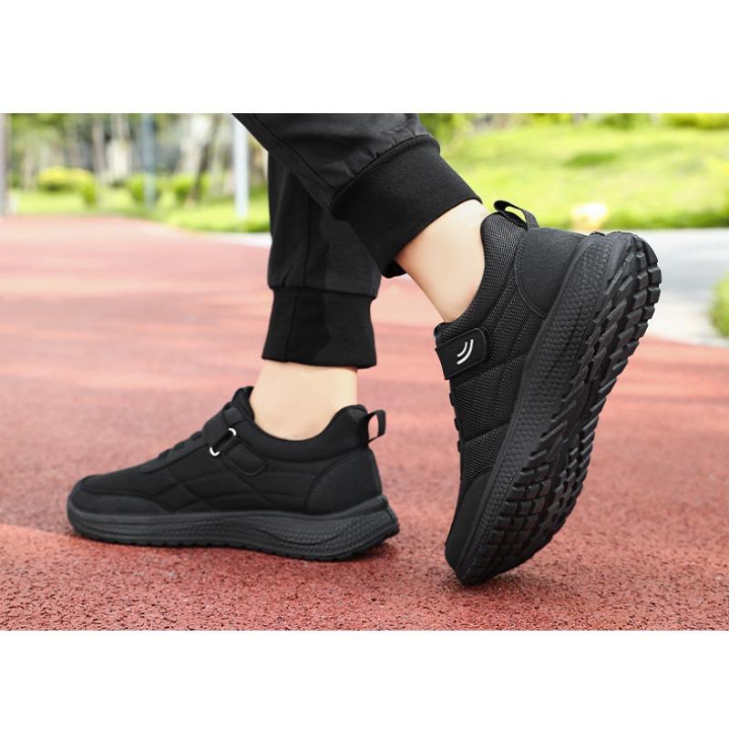 Walking Shoes with Hook-and-loop Closure, Casual Shoes, Fashionable and Versatile Sports Shoes, Middle-aged and Elderly Mother's Shoes, Senior Shoes.