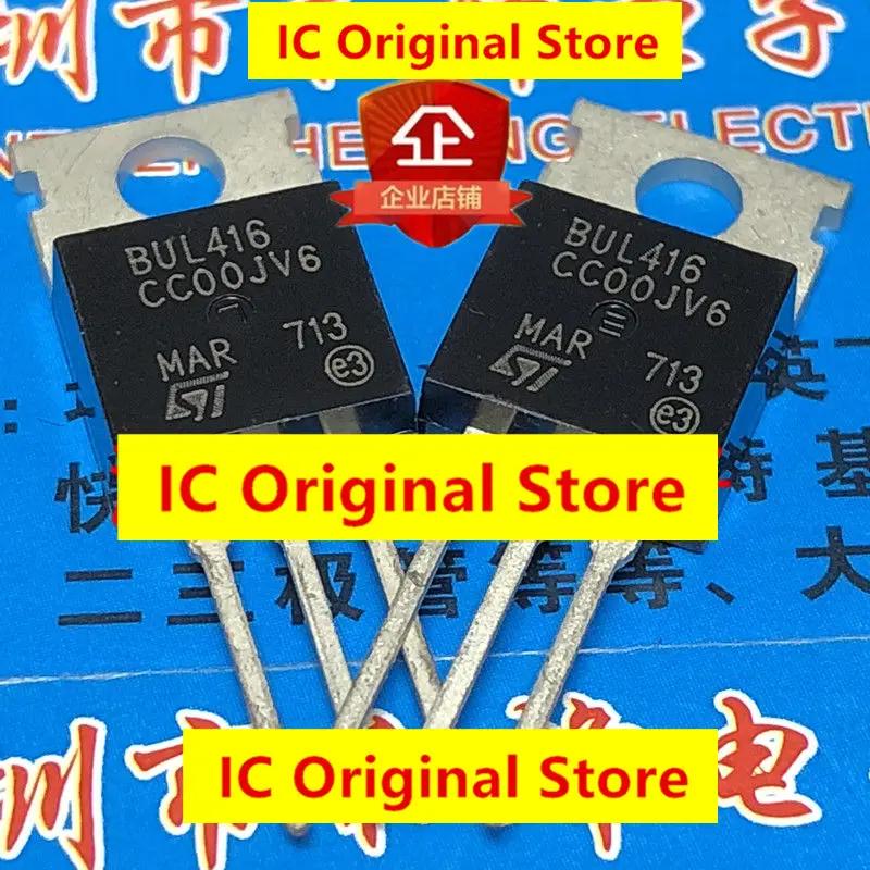 10pcs BUL416 A New Spot TO-220 1600V 6A Power Transistor High Pressure Power Transistor L416