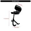 Height Adjustable Mic Clip Stand Drum Rims Mount Clamp Drum Microphone Clip Holder Adjustable Microphone Mount Enduring
