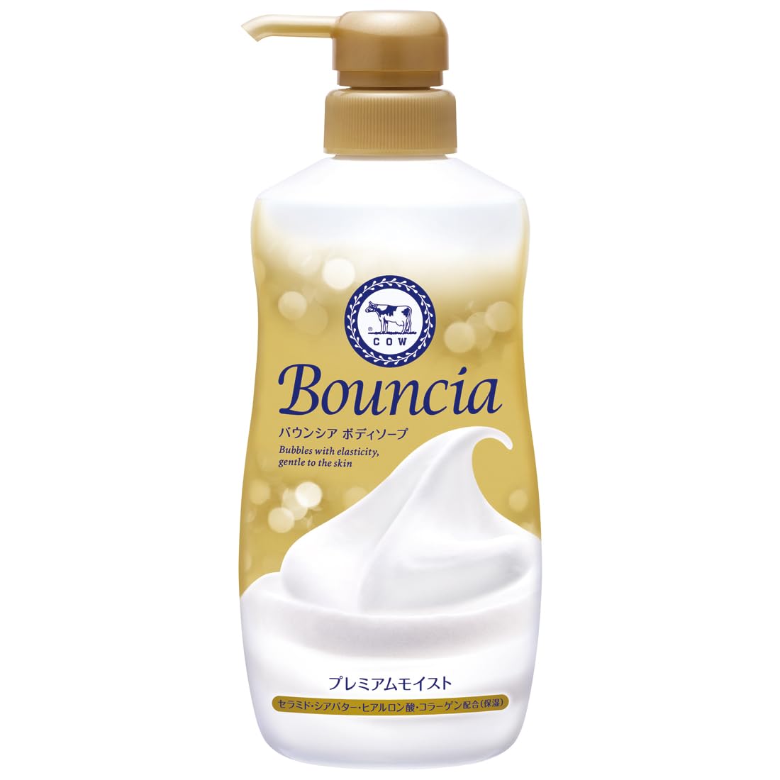 Bouncia Body Soap Premium Moist Pump 460mL