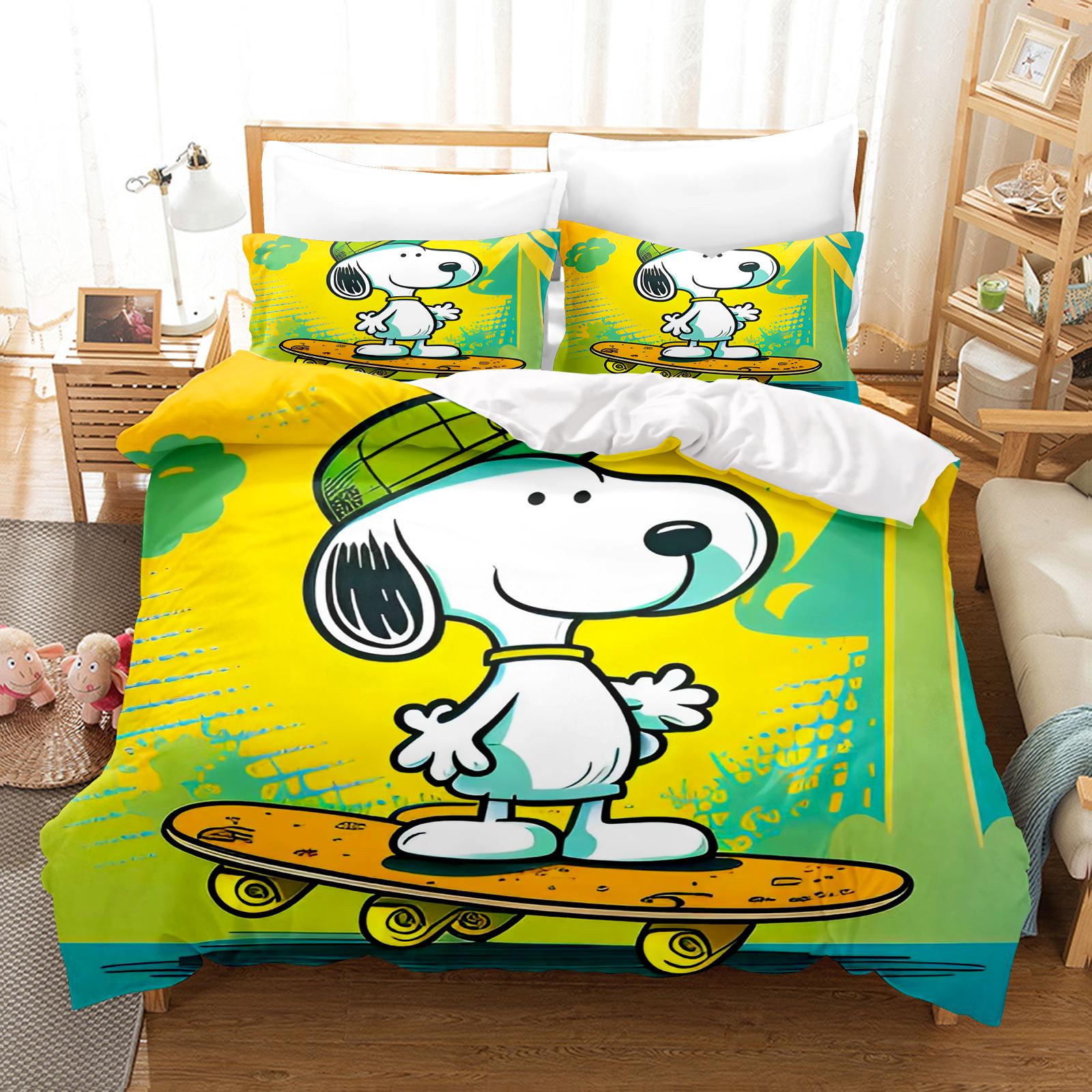 

Comforter Snoopy Home Bedding Set Comforter Sets 3-Piece Set 1 Suitable For Children And Adults Comforter (quilt)-EU Single(135*200cm)3pcs