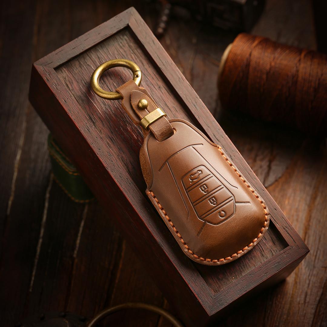 

[Isuzu-B]Car Key Case Handmade Genuine Leather Material Suitable for Isuzu d-max чорний