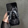 Death Grim Reaper Skull Scythe Soft Phone Case for Samsung A17 A16 A15 A14 A13 A57 A56 A55 A54 A53 A37 A36 A35 A34 A33 A26 A25 A