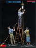 MiniArt Street Workers Figure Set Figures Plastic Model Kit MA38081 1/35 (3 Included)