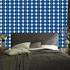 Blue Checkered Wallpaper, Blue, Navy Blue, and White, 50x1000