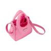 Prada Re-Nylon Enamel Triangle Logo Magnetic Closure Fabric Tote Bag Women Tote Bags Pink 1BA359_RCCJ_F0638_V_OVM