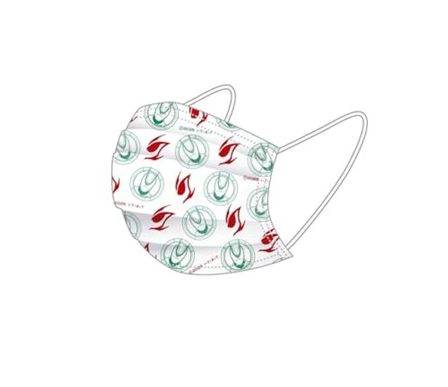 Bandai non-woven fabric mask Kamen Rider Zets suitable ages 3 up.