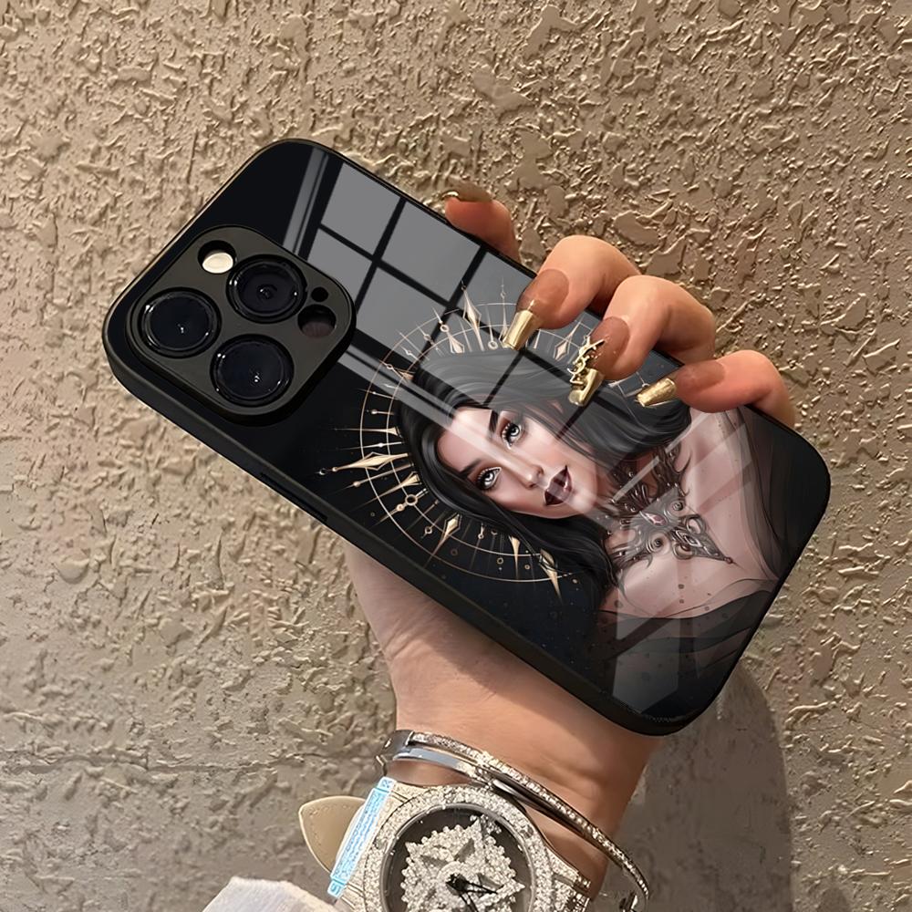 Romance Club Phone Case For IPhone 15 Pro Max 14 Pro 12 11 13 Mini X XR XS 8 7 Plus SE Tempered Glass Back Cover