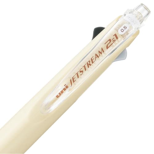 Mitsubishi Pencil Multi-Function Pen Jet Stream 2&1 0.5 Ivory Easy to Write MSXE350005.46