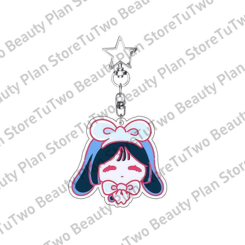 Q-Version Anime Cartoon ALIEN STAGE Acryl Schlüsselanhänger Kreativ MIZI SUA TILL Auto Rucksack Anhänger Charm Schmuck Fan Geschenke Spielzeug