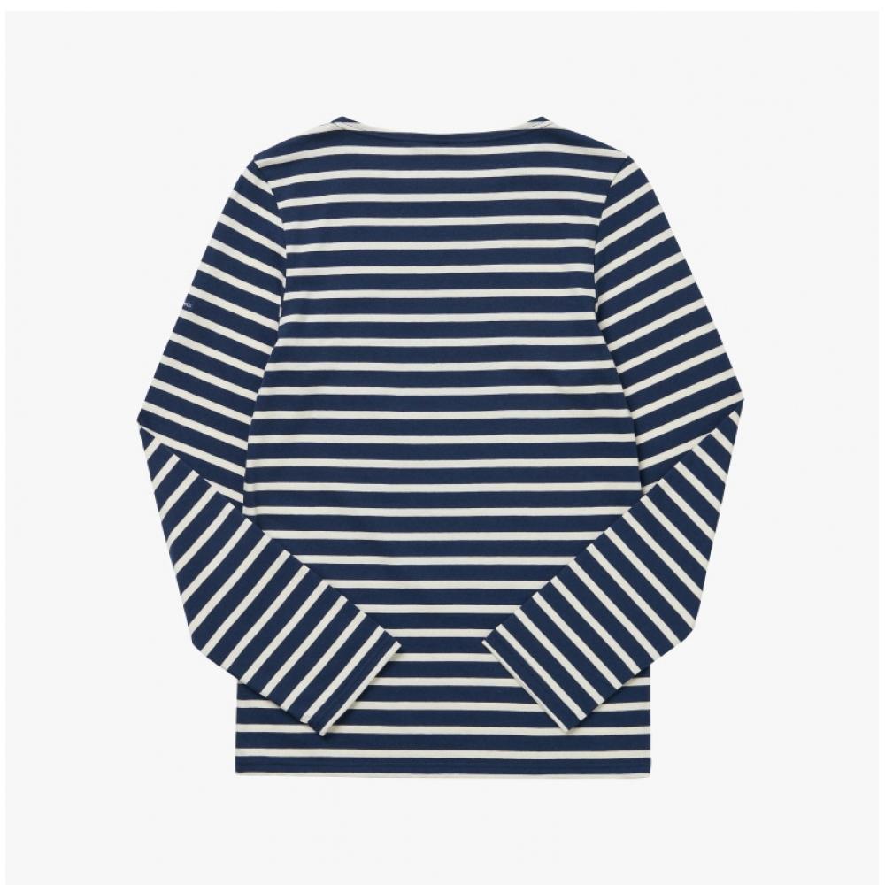 St. James 9858 Marine Ecru Minquire Modern Randig Union Långärmad T-shirt