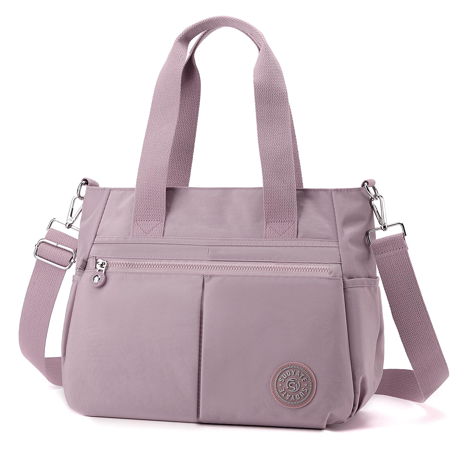 

FYMOHIEE Tote Bag (Ultra-Lightweight 380g) (Perfect for Commuting) (9 Pockets) Women s and Men s Shoulder Bag, Business Bag, Large Capacity,