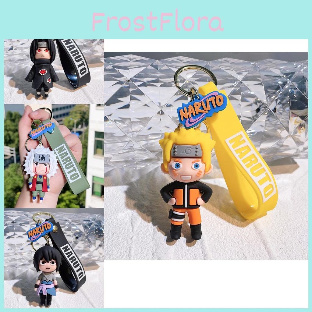 Cute Pvc Naruto Keychain Soft Rubber Figure Halloween Party Gift For Friends