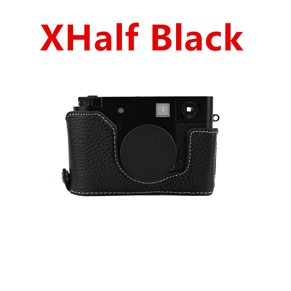 

Genuine Leather Half Body Case for Fujifilm XE5 XT50 X100VI XHalf Fuji X-E5 X-T50 X-Half x100vi Bottom Battery Opening Cover