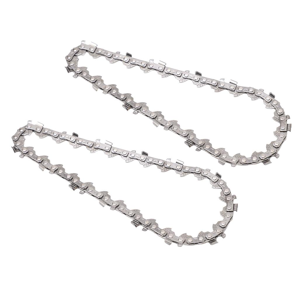2 Stück 4 Zoll Kettensägenschwert 28 Treibglieder Legierter Stahlkette Ersatz Mini Kettensägenzubehör