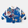 New Year Cotton Collection: Dudu's Festive Red Baby Jacket for Boys and Girls