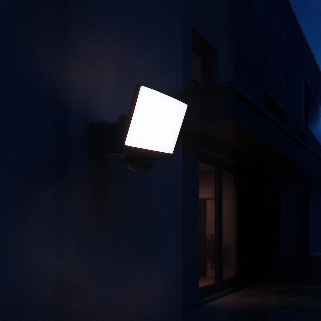 Naświetlacz Led Davos 30W 2000Lm 4000K Czarny Premium Pir