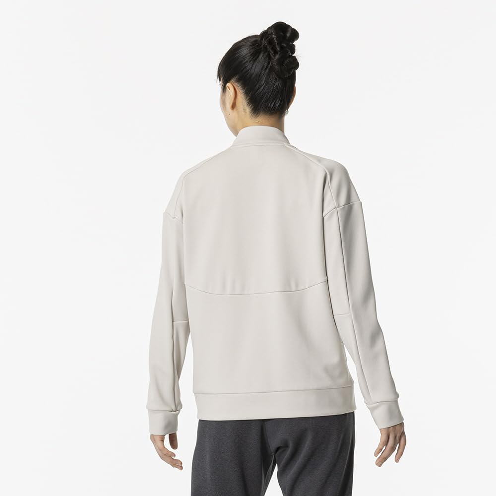 Mizuno Oat Milk Heather Training Soft Stretch Comfortable and 32MCB325 Women's Wear, Jacket, Lightweight,