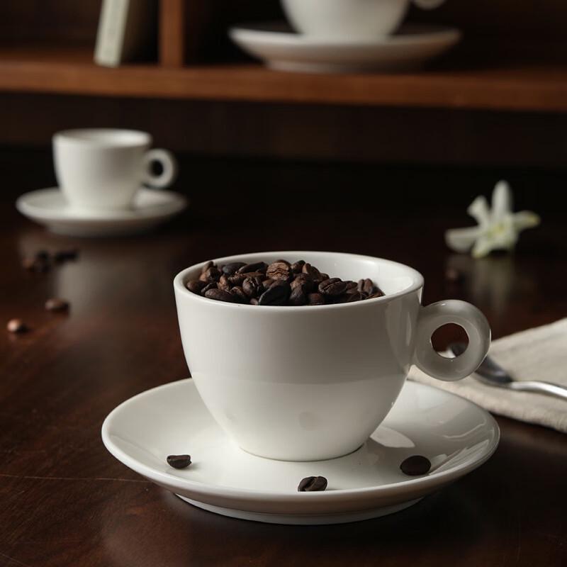 Shangqi 300ml Ceramic European Coffee Cup & Saucer Set