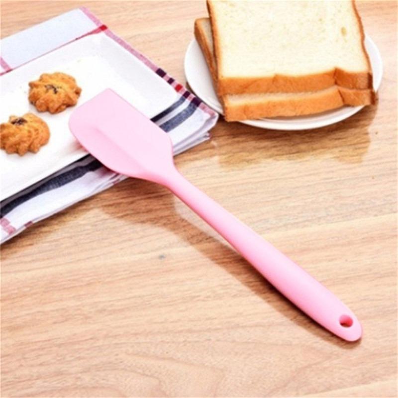 Kitchen Silicone Baking Tool Cake Cream Butter Spatula Mixing Batter Scraper Brush