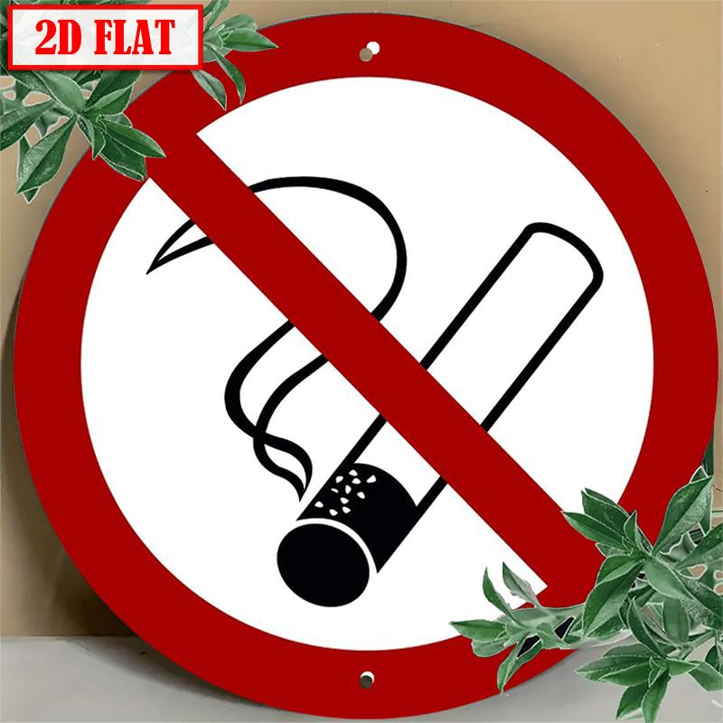 Tin Sign Vintage Durable Metal Plaque Wall Decor No Smoking Symbol Home Office Bar Man Cave Wall Art