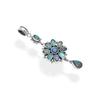 Labradorite Dangle Pendant 925 Silver Gemstone Pendant for Her