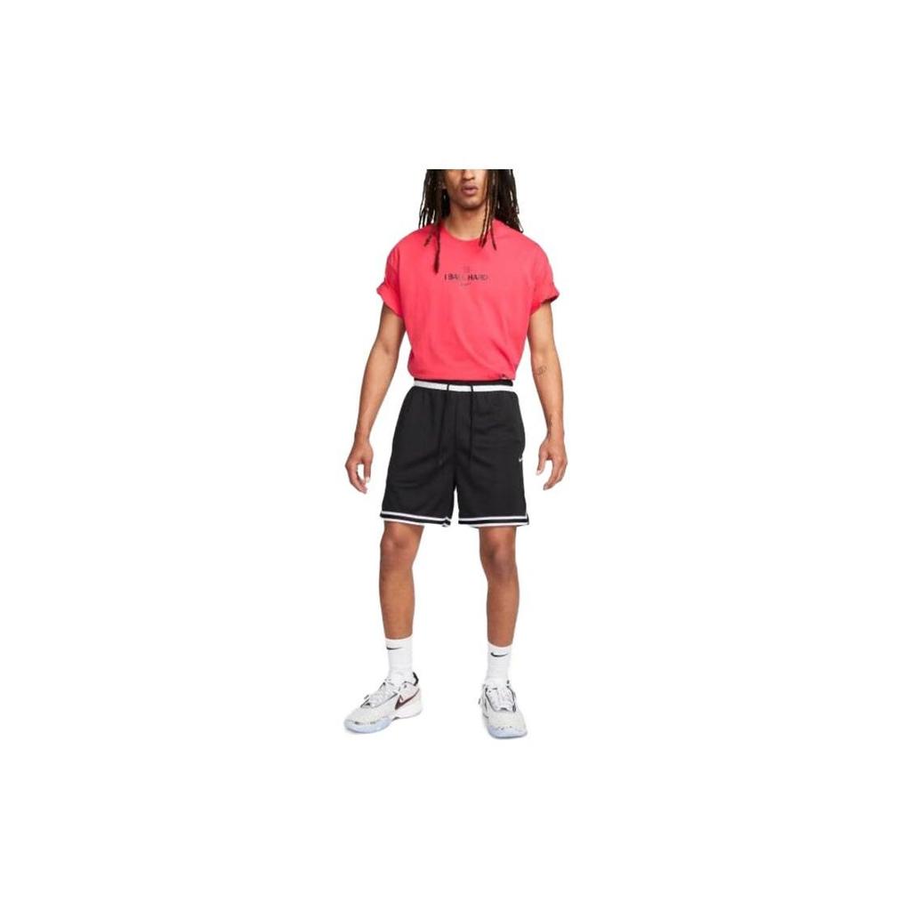 Nike T Shirts Men's Red Crew Neck Moderate Straight Fit FJ2341-604