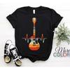 New T Shirt Electric Guitar Vintage Retro Guitars Guitarist Player Shir