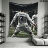 C Ronaldo Wall Tapestry Aesthetic Wall Hanging Printed Fabric Blanket Decorative Tapestries for Bedroom Living Room Home Decor