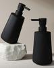 Matte Black Soap Dispenser Set of 2   Refillable Liquid Soap Pump for Bathroom and Kitchen  Anti Slip Lotion Dispenser with Pump  Modern Farmhouse