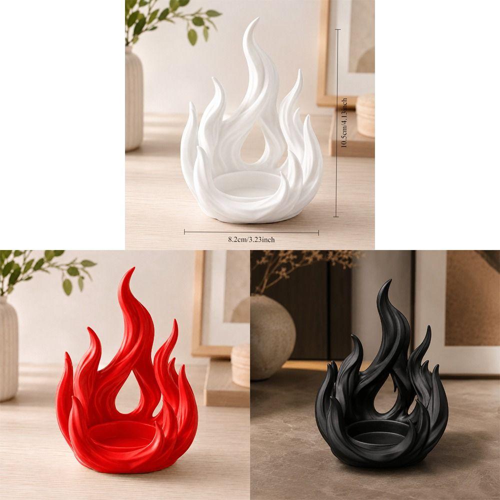 Dark Style Candlestick Rack 3D Printed Aroma Candle Display Tray Outdoor Patio