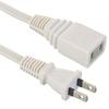 OHM Electric Extension Cord, Indoor Use, 1 Outlet, 1m, Straight Plug, White, HS-T11EDLP22 00-1555