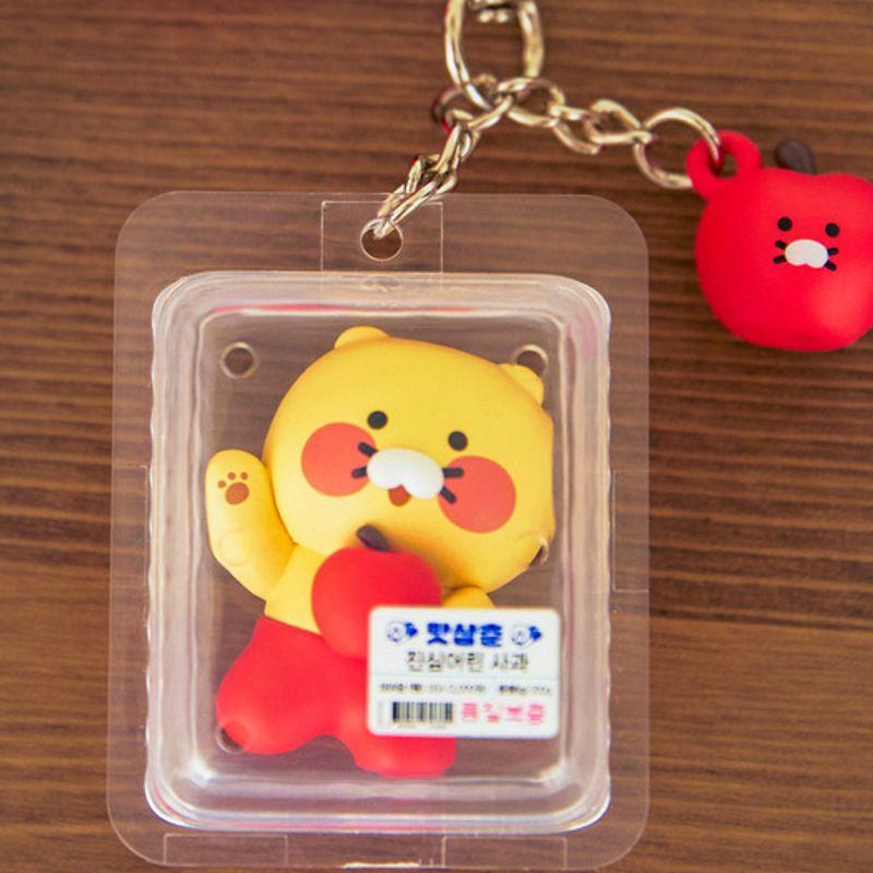 

KAKAO FRIENDS Masamchun Figure Keychain Apple_Chunshik single type