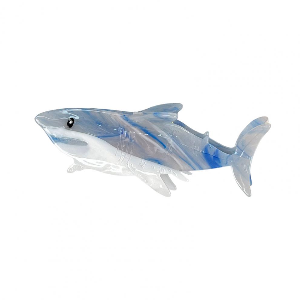 Women Hair Claw Shark Shape Anti-slip Teeth Acetate Material Clip Back Head Large Hair Clip Hair Accessories