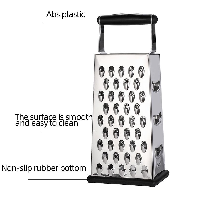 Stehender Käsehobel aus Edelstahl Multifunktionaler Gemüse- und Obstschneider Käse- und Käsehobel Vierseitige Melone