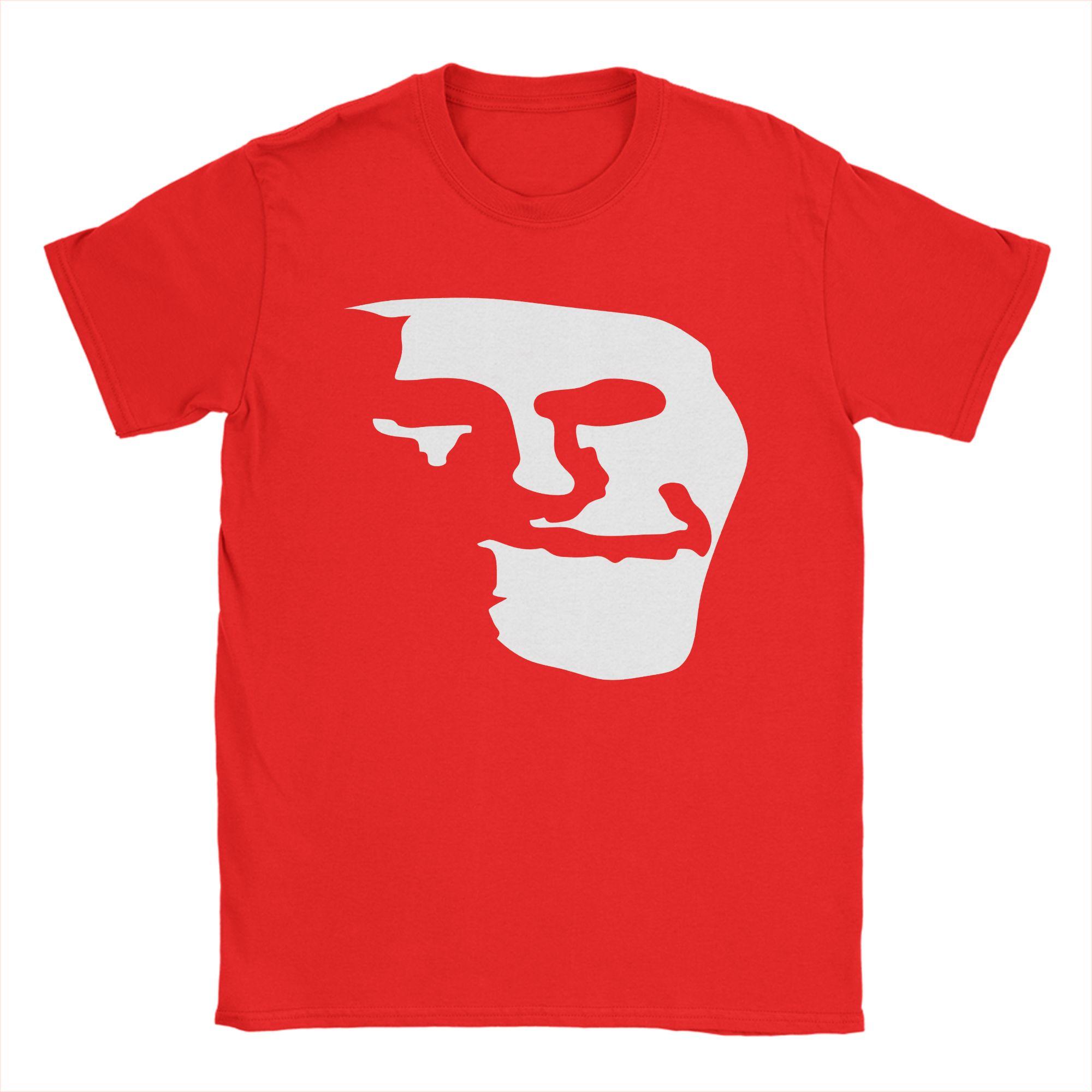 

Trollface Meme Graphic TShirts Unisex Funny 100 Cotton Tees Round Neck Short Sleeve T Shirt Plus Size Tops S