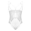 Women Sexy Lingerie Lace Backless Bodysuit Bandage Open Crotch Jumpsuit Pajamas