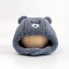 Solid Color Plush Baby Ear Protection Hat for Boys and Girls - Warm Autumn/Winter Style