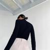 Women's Autumn & Winter Knit Chest-Revealing Long Sleeve Top - European and American Style