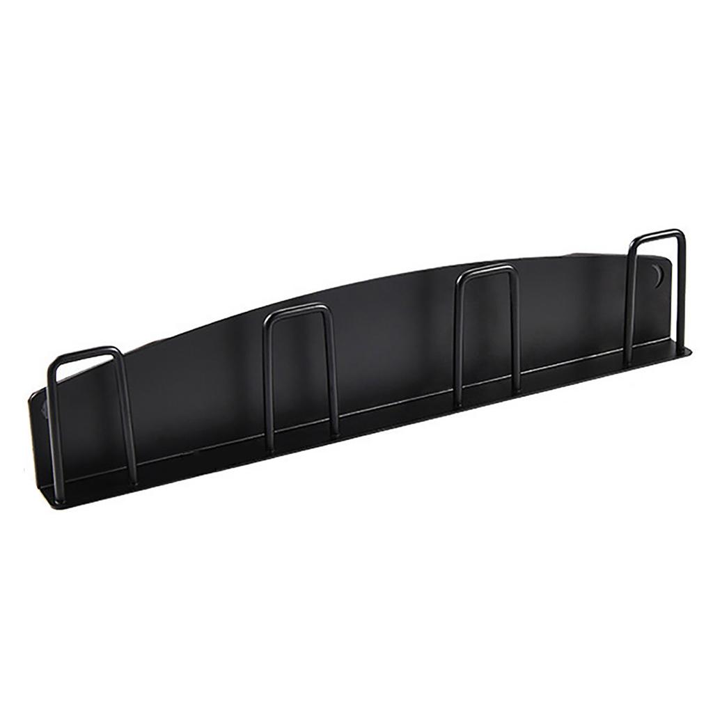 4 Cups Wall Mounted Mug Holder Magnetic Cup Hanging Rack No Drilling Cup Drying Stand for Kitchen Bathroom Living Room