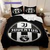 Eredità Juventus: Biancheria da letto Legacy a Strisce Audaci (1 * copripiumino + 2 * federa, senza nucleo) Regalo di compleanno di Natale Copripiumino e federa
