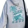 Women's All-Season Palm Tree & Wave Beach Hoodie