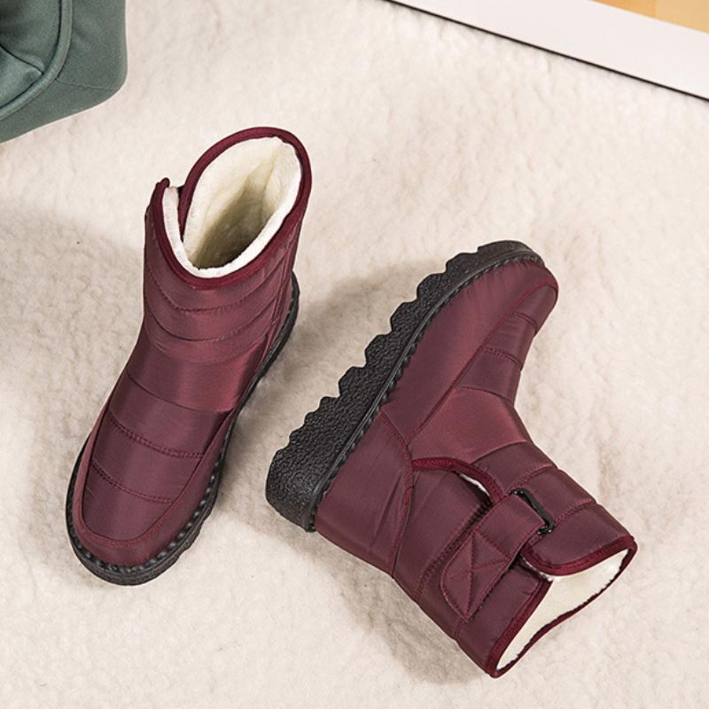 Waterproof Winter Boots for Women New Faux Fur Long Plush Snow