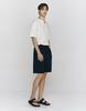 CONCEPTS1ONE Cotton Nylon Slit Neck Short Sleeve Knit Sweater 10055530/055530 [2Color]
