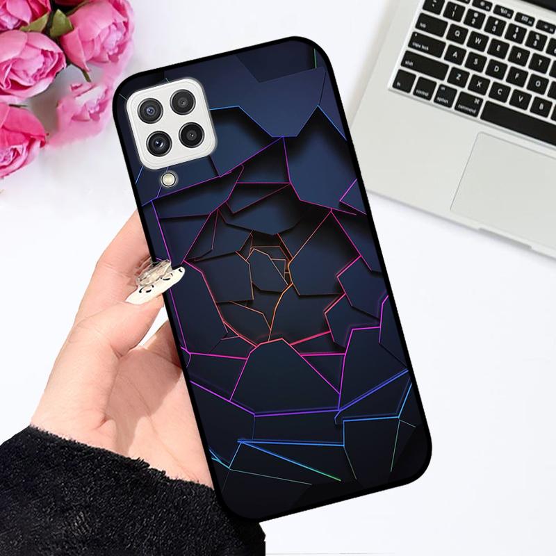 Für Samsung Galaxy A22 4G 5G Hülle A225 A226 Farbdruck TPU Weiche Silikonhülle Für Samsung A22s 5G Handyhülle Bumper Fundas