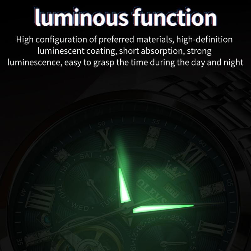 Neue Top-Herrenuhr, multifunktionale mechanische Uhr, vollautomatische Business-wasserdichte Herrenuhr