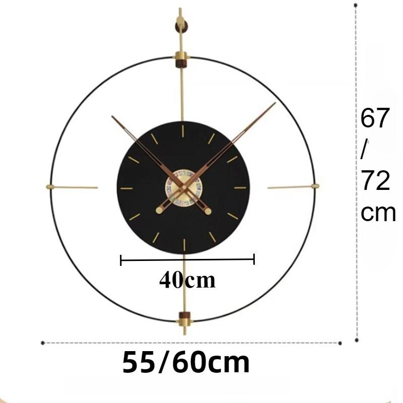 Modern Wall Clock Decorative Wall Watch Minimalist Nordic Luxury Aesthetic Large Clocks Silent Elegant Living Room Art Watches