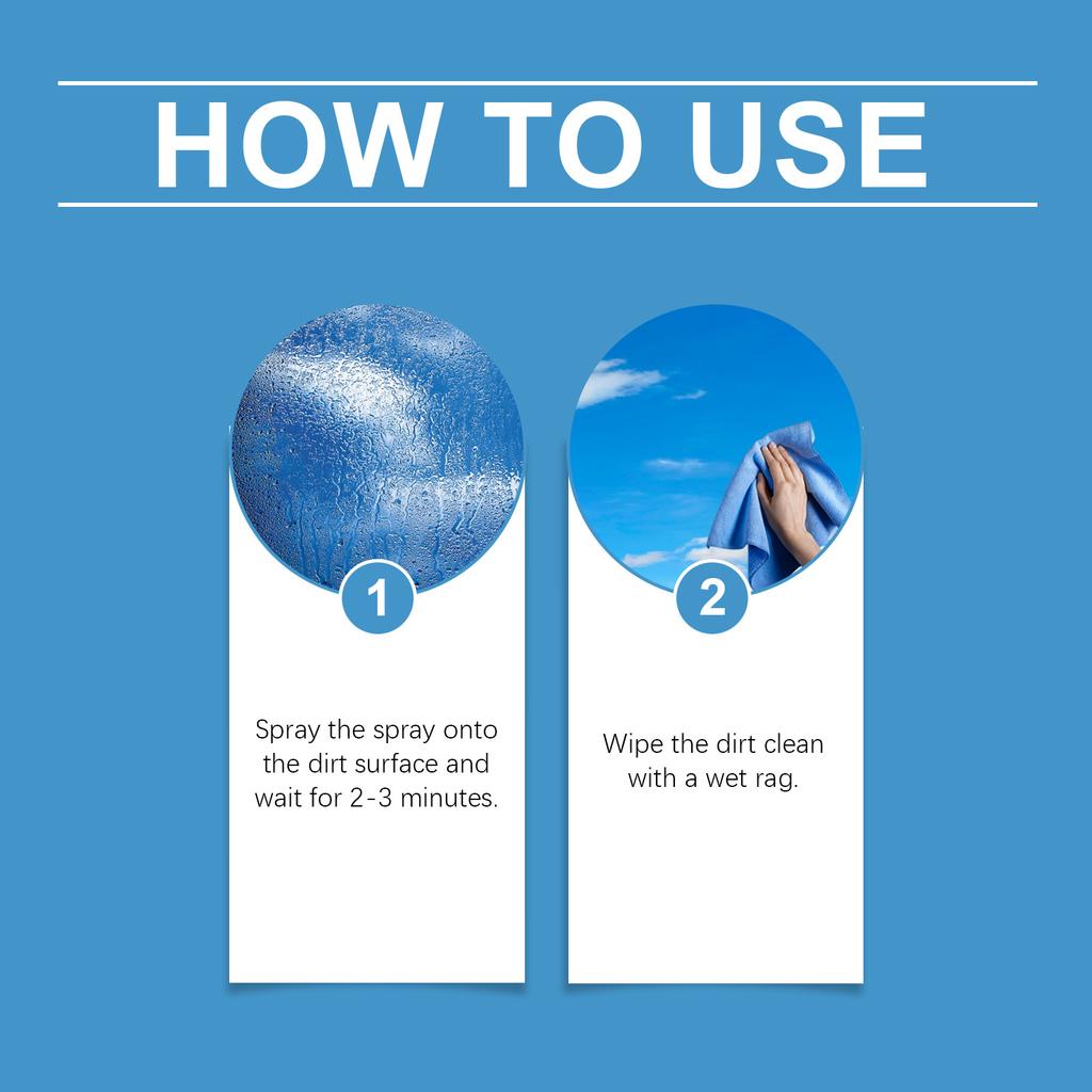 Glass Cleaner  Household Stain Remover And Cleaning Agent For Shower Enclosures  Bathtubs  And Glass Surfaces.200ml