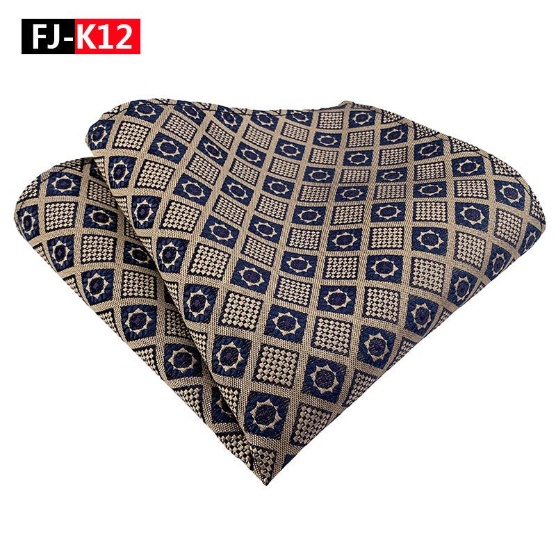 Blumen-Paisley-Polyester-Einstecktuch für Herrenanzug - Elegantes Design 2025