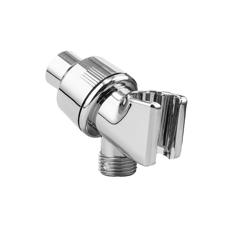 American-style Shower Arm Bracket Plastic Electroplated Tee Socket Arm Mount Brass белый